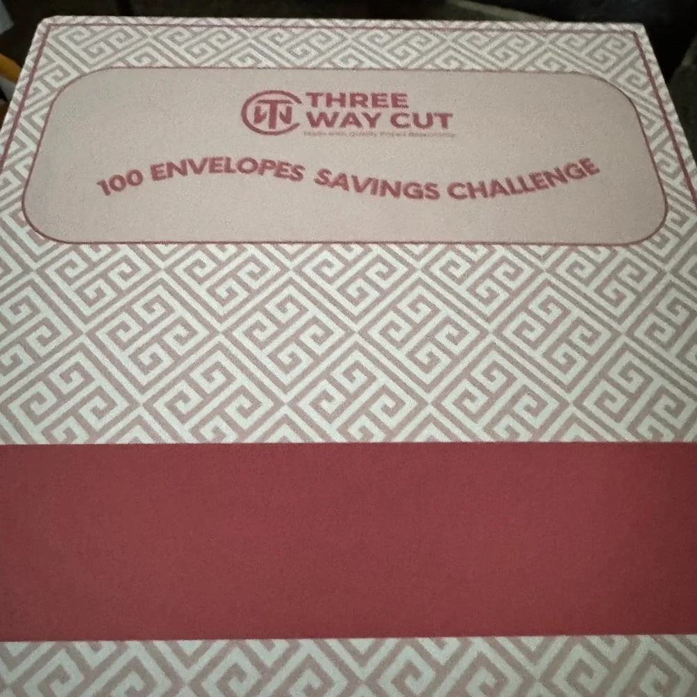 100 Envelopes Money Saving Challenge Pink Save $5050 In 100 Days Premium Kit